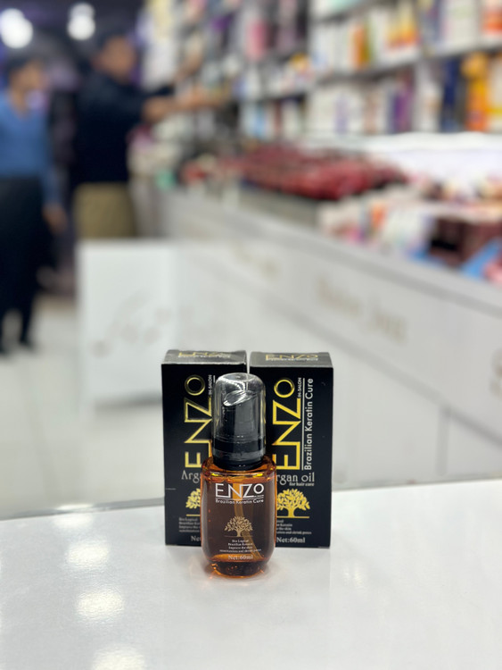 روغن ارگان انزو رفع خشکی و زبری مو حجم 60میل