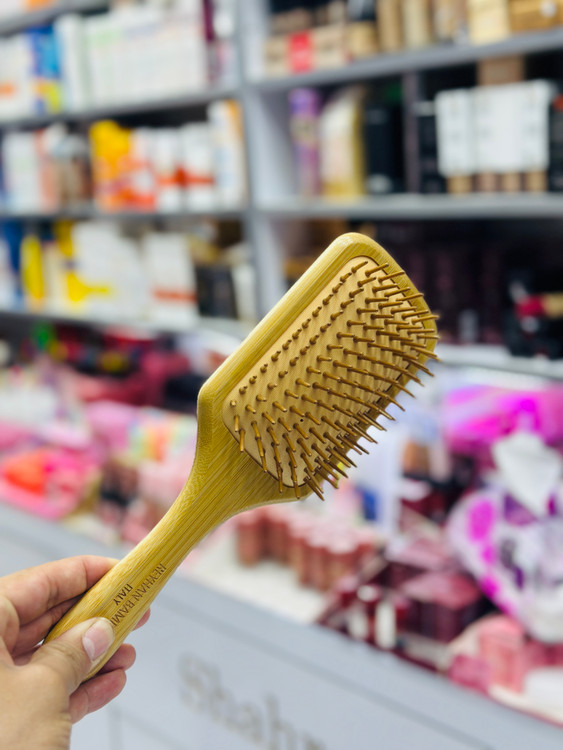 با کیفیت ترین برس چوب بامبو شکل مربع