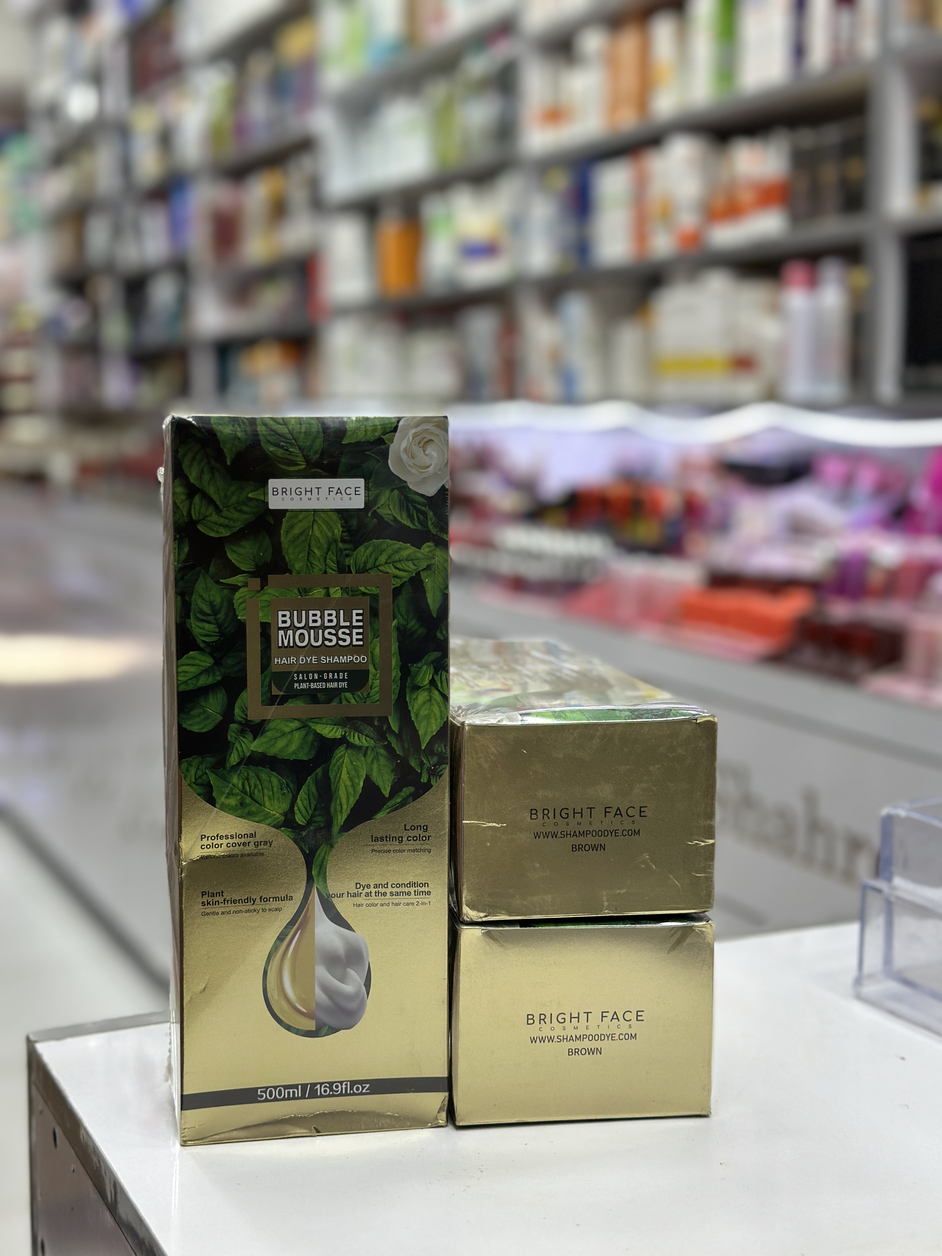 شامپو رنگ ژلاتین قهوه ای بابل موس 500میل اورجینال