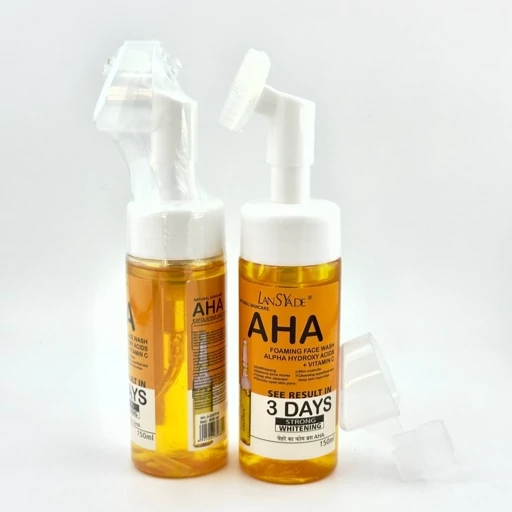 فوم اصلی براش دار 150میل AHA روشن کننده ی قوی و پاک کننده ی عمیق پوست